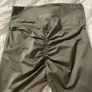 🌿 Echt Olive Green Force Scrunch Leggings - Size L 🌿